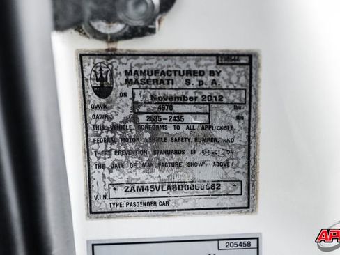 Used 2013 Maserati GranTurismo MC image 51