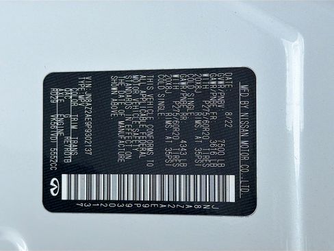 Used 2023 INFINITI QX80 Luxe w/ Cargo Package image 47