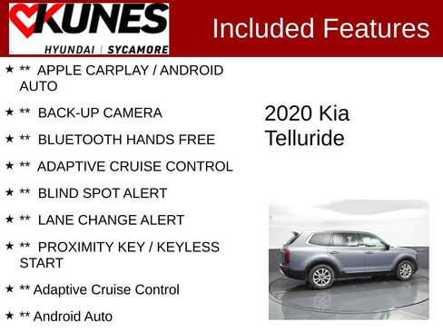 Used 2020 Kia Telluride LX image 2