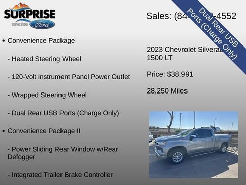 Used 2023 Chevrolet Silverado 1500 LT w/ Z71 Off-Road Package AWD/4WD image 19