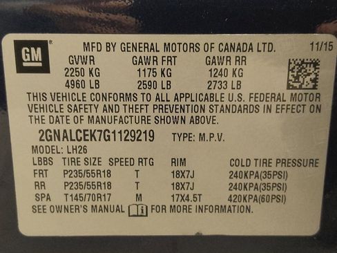 Used 2016 Chevrolet Equinox LT w/ Convenience Package FWD image 33
