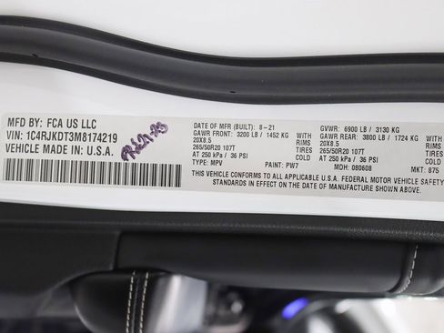 Used 2021 Jeep Grand Cherokee L Overland w/ Luxury Tech Group IV image 44