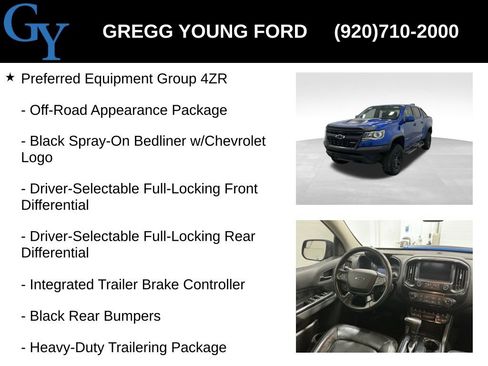 Used 2018 Chevrolet Colorado ZR2 w/ ZR2 Dusk Special Edition image 7