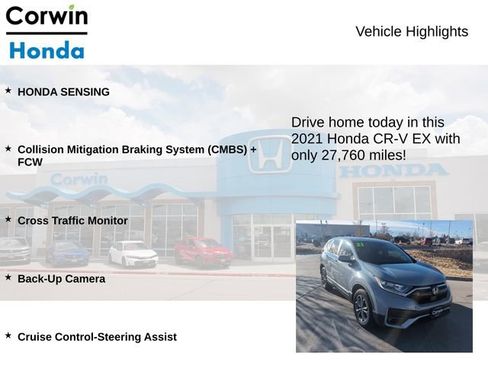 Used 2021 Honda CR-V EX image 6