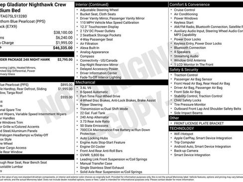 Used 2025 Jeep Gladiator Sport AWD/4WD image 33