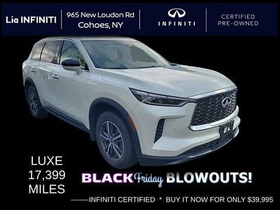 Certified 2022 INFINITI QX60 Luxe w/ Cargo Package