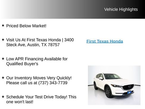 Used 2018 MAZDA CX-5 Touring AWD/4WD image 9