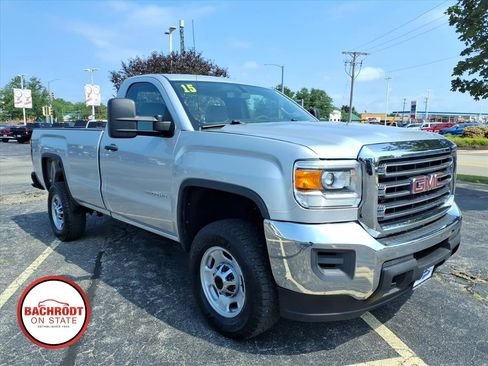 Used 2015 GMC Sierra 2500 4x4 Regular Cab w/ Snow Plow Prep Package image 1