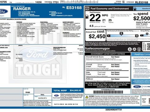 Used 2024 Ford Ranger XL w/ Trailer Tow Package image 4