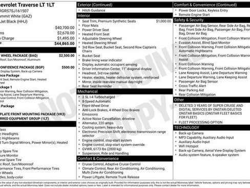 Certified 2025 Chevrolet Traverse LT w/ Sun and Wheel Package FWD image 5