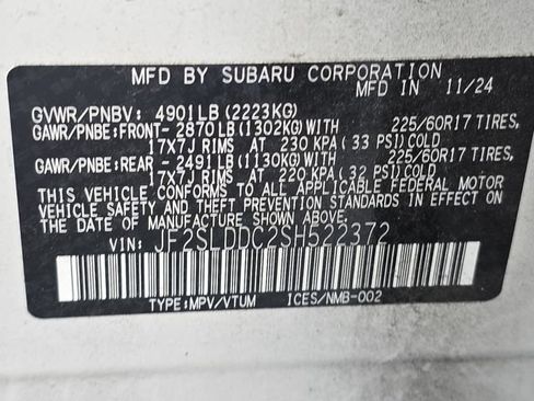 Used 2025 Subaru Forester Premium w/ Convenience Package #1 AWD/4WD image 36