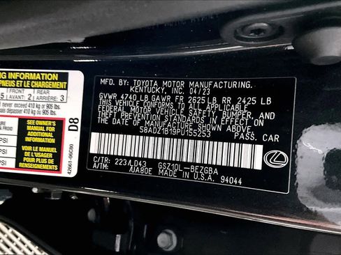 Used 2023 Lexus ES 350 w/ Premium Package image 30