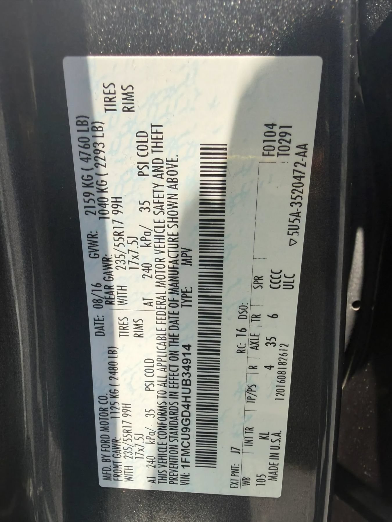 Used 2017 Ford Escape SE AWD/4WD image 26