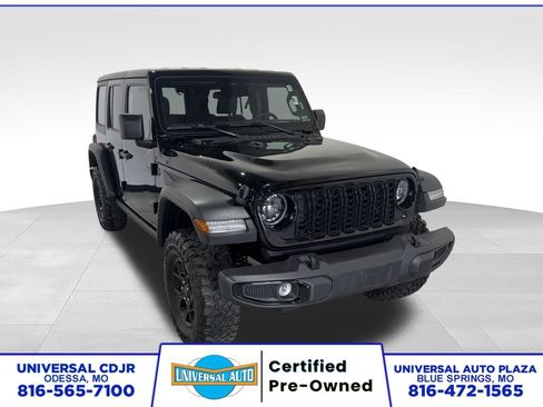 Used 2025 Jeep Wrangler Unlimited Sport AWD/4WD image 1