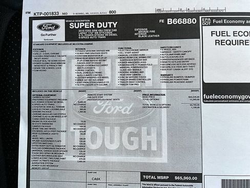 Used 2015 Ford F350 Lariat w/ Lariat Ultimate Package image 49