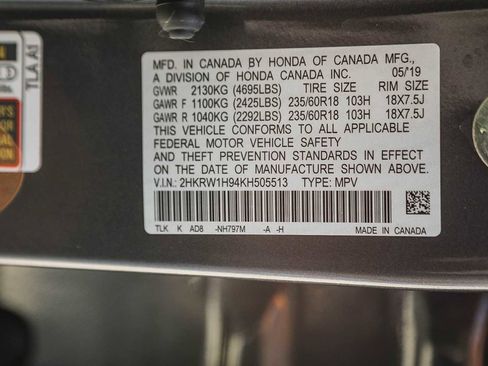 Used 2019 Honda CR-V Touring image 27