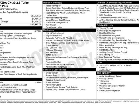New 2026 MAZDA CX-30 2.5 Turbo w/ Premium Plus Pkg image 9
