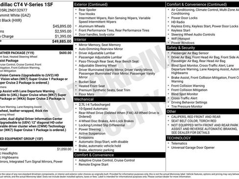 Used 2022 Cadillac CT4 V w/ Cold Weather Package image 43