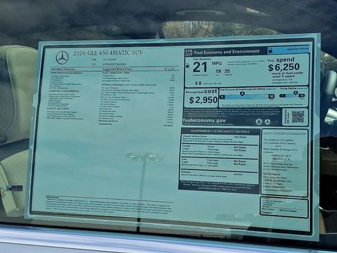 New 2026 Mercedes-Benz GLE 450 4MATIC image 19