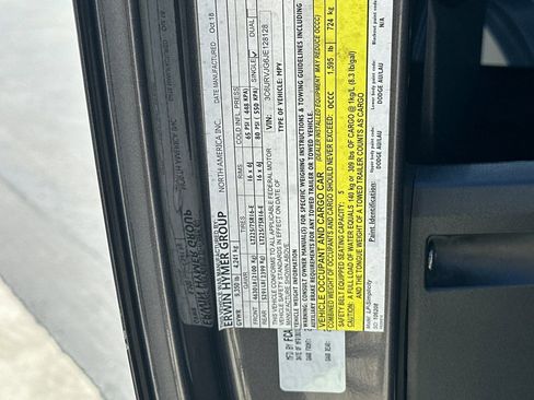 Used 2018 RAM ProMaster 3500 w/ Premium Appearance Group image 28