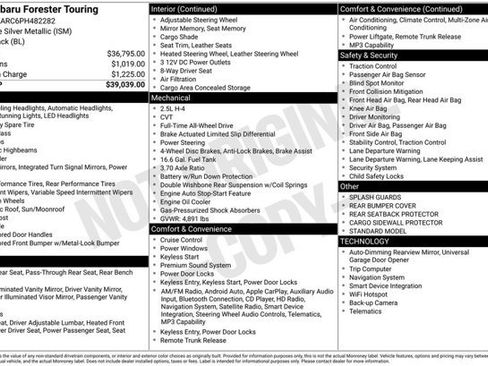 Certified 2023 Subaru Forester Touring AWD/4WD image 36