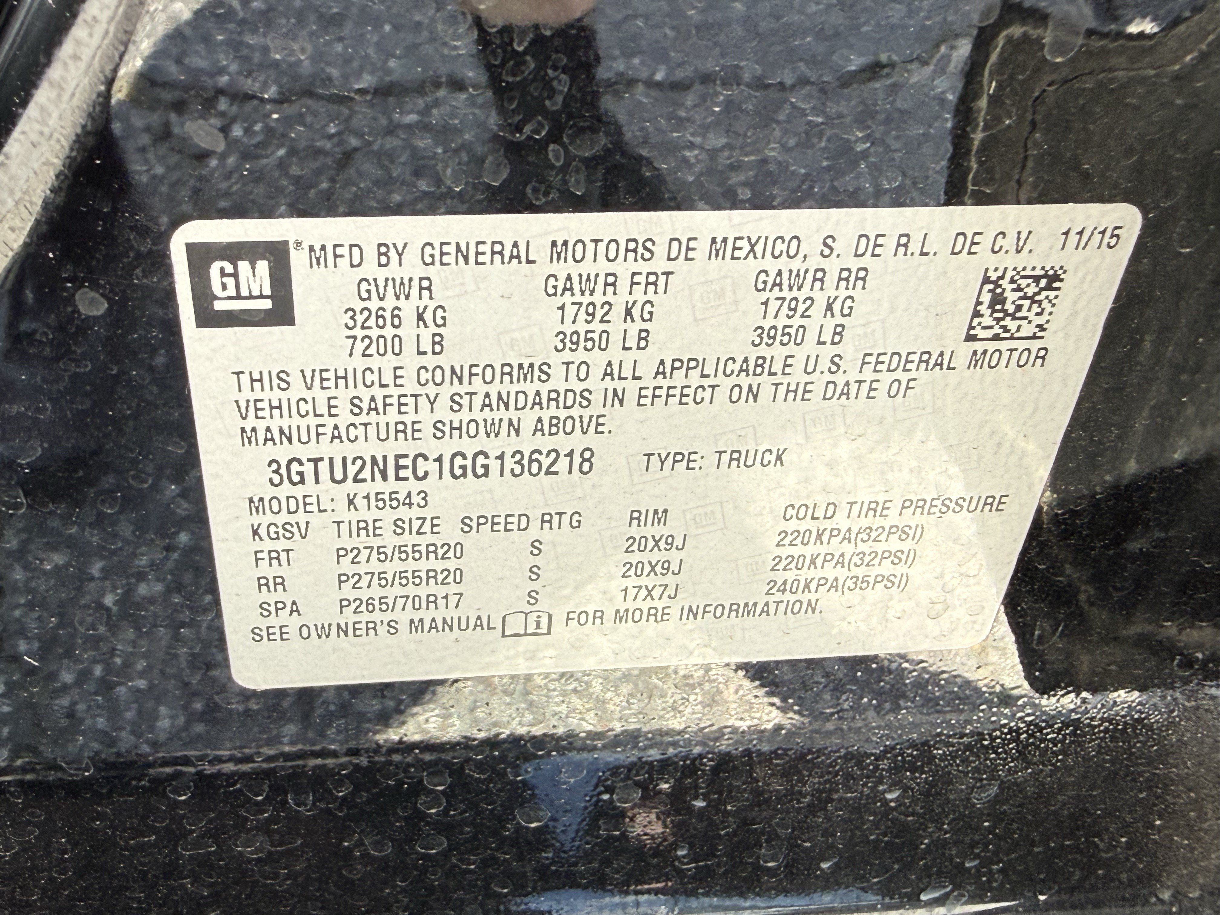 Used 2016 GMC Sierra 1500 SLT w/ SLT Premium Package AWD/4WD image 17