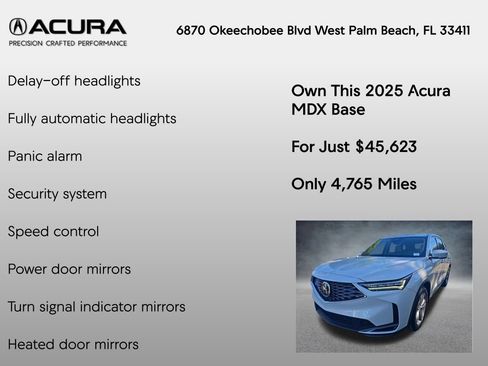 Used 2025 Acura MDX FWD image 38