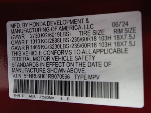 Used 2024 Honda Odyssey EX-L image 46