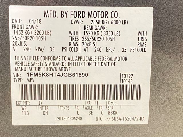 Used 2018 Ford Explorer Platinum AWD/4WD image 31