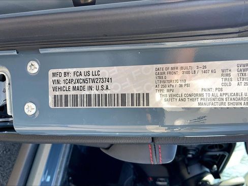 New 2026 Jeep Wrangler Rubicon AWD/4WD image 12