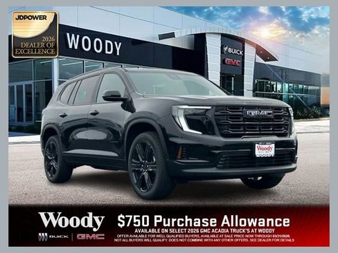New 2026 GMC Acadia Elevation w/ Black Edition AWD/4WD image 1