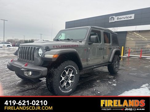 Used 2021 Jeep Wrangler Unlimited Rubicon w/ LED Lighting Group image 2