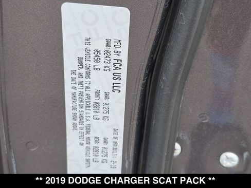 Used 2019 Dodge Charger Scat Pack w/ Driver Confidence Group RWD image 28