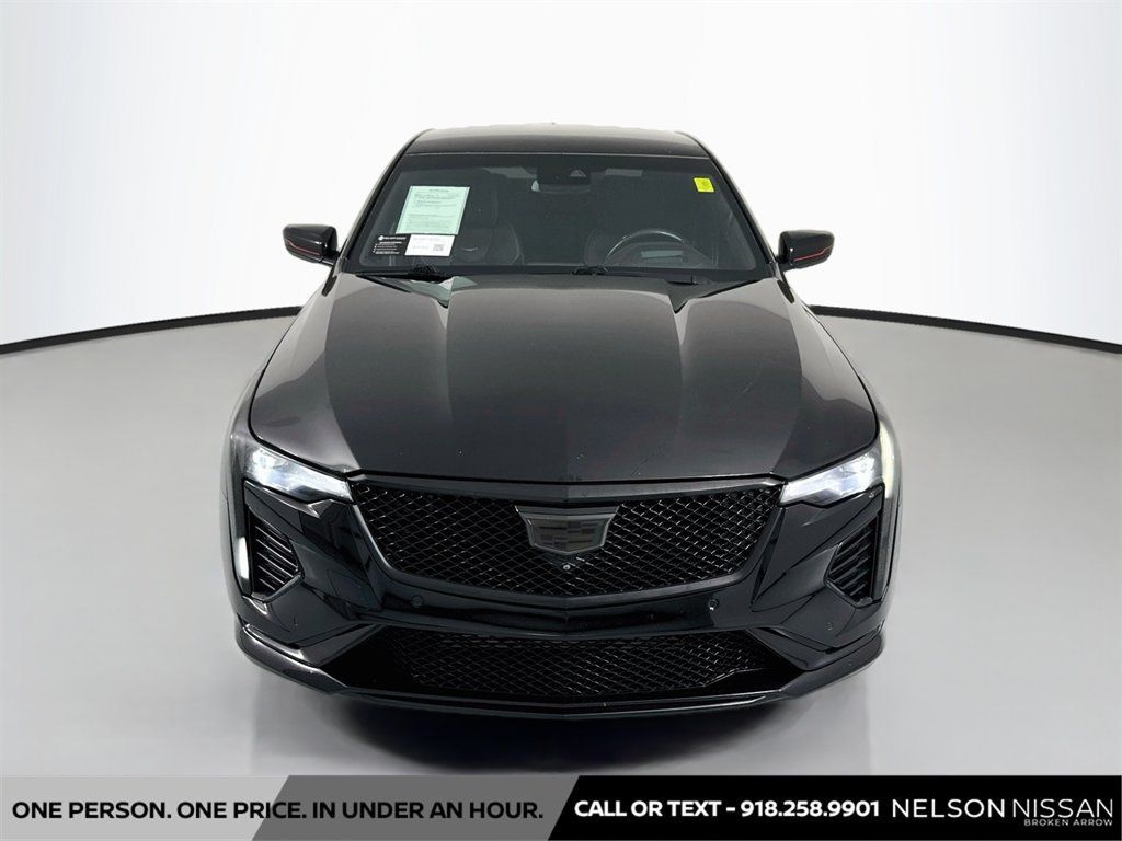 Used 2021 Cadillac CT4 V w/ Technology Package RWD image 2