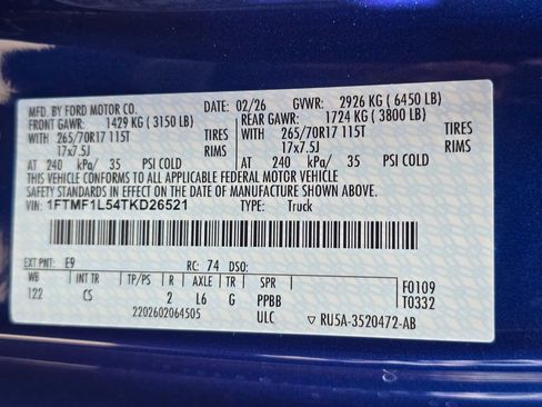 Certified 2026 Ford F150 XL AWD/4WD image 32