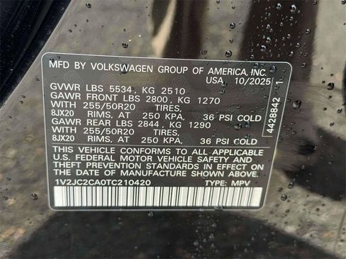 New 2026 Volkswagen Atlas Cross Sport SE FWD image 28