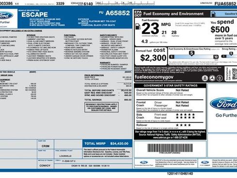 Used 2015 Ford Escape Titanium image 13