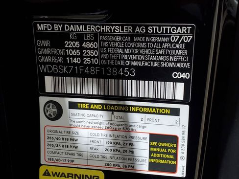 Used 2008 Mercedes-Benz SL 550 image 34