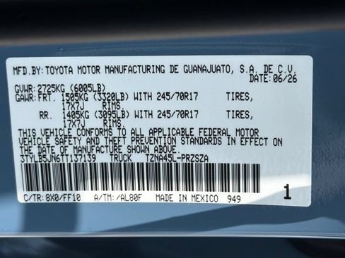 New 2026 Toyota Tacoma SR5 AWD/4WD image 32