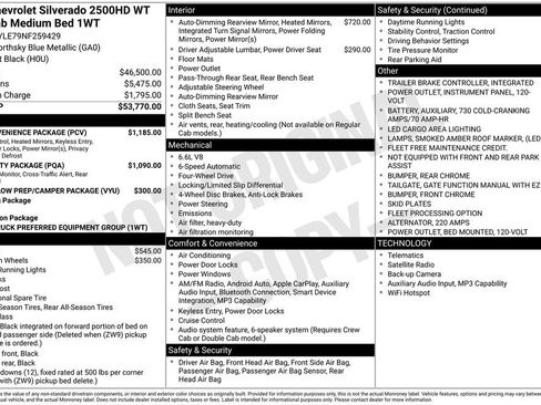Used 2022 Chevrolet Silverado 2500 W/T w/ WT Convenience Package AWD/4WD image 7