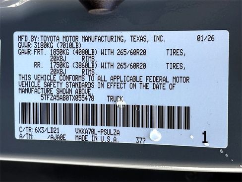 New 2026 Toyota Tundra Limited image 25