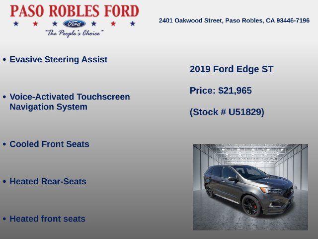Used 2019 Ford Edge ST w/ Equipment Group 401A AWD/4WD image 9