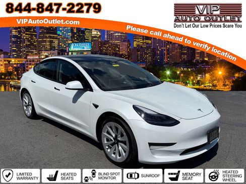 Used 2022 Tesla Model 3 Rear-Wheel Drive image 1