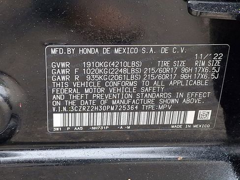 Used 2023 Honda HR-V LX image 31