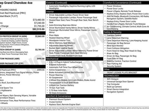 New 2024 Jeep Grand Cherokee Overland w/ Advanced Protech Group III image 6