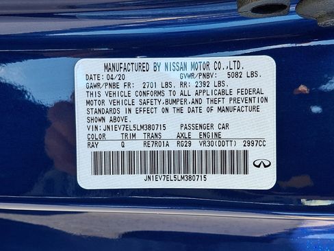Used 2020 INFINITI Q60 3.0t Luxe w/ Essential Package AWD/4WD image 27
