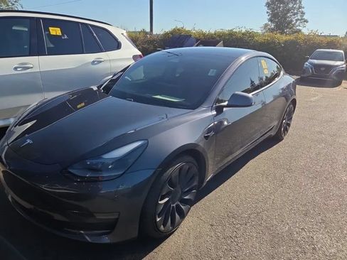 Used 2021 Tesla Model 3 Performance AWD/4WD image 1