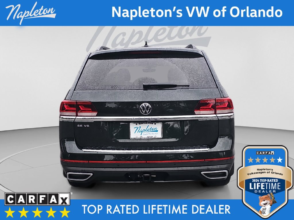 Used 2022 Volkswagen Atlas SE w/ Panoramic Sunroof Package FWD image 4