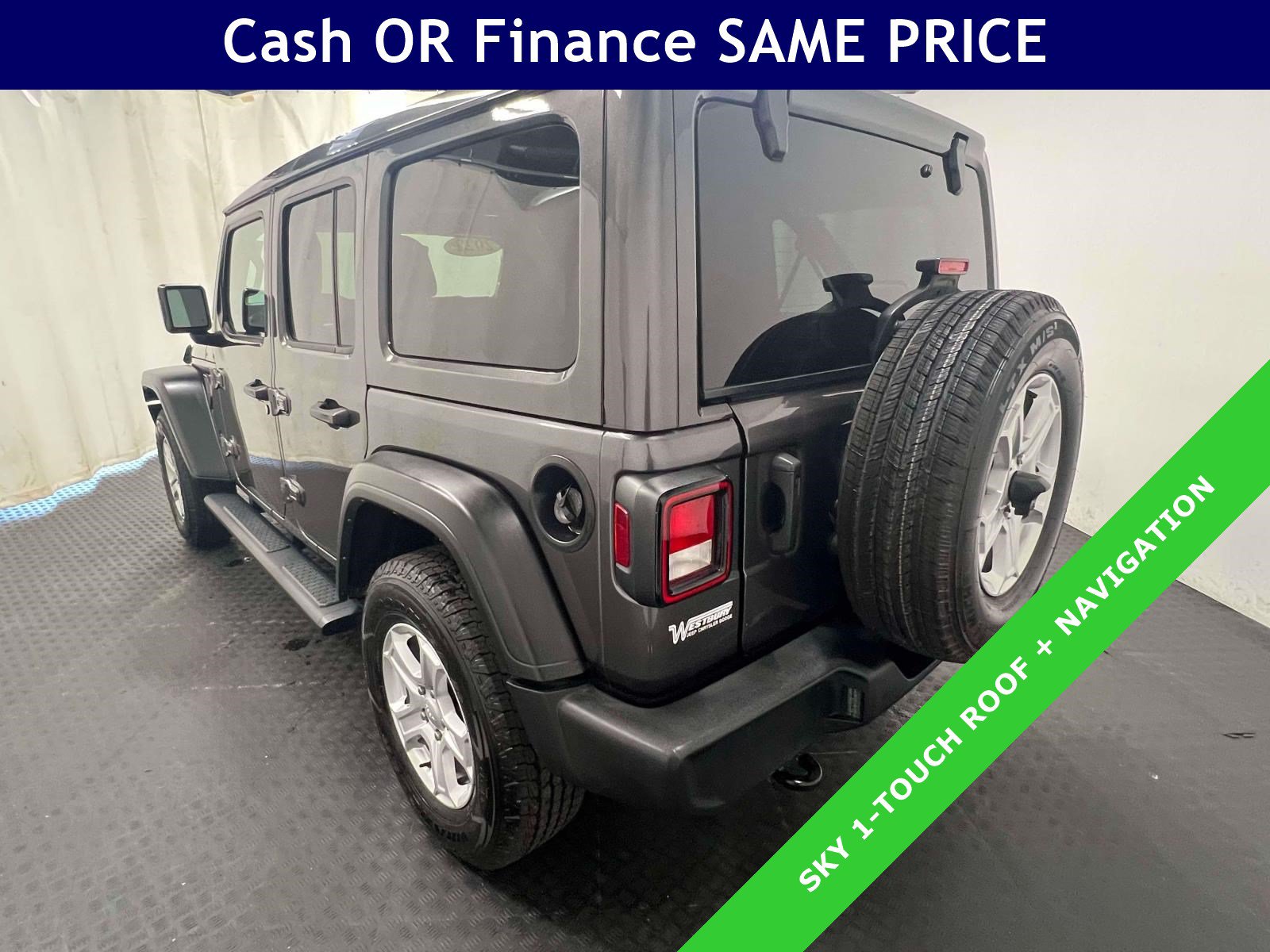 Certified 2022 Jeep Wrangler Unlimited Sport w/ Sun And Sound Package AWD/4WD image 11