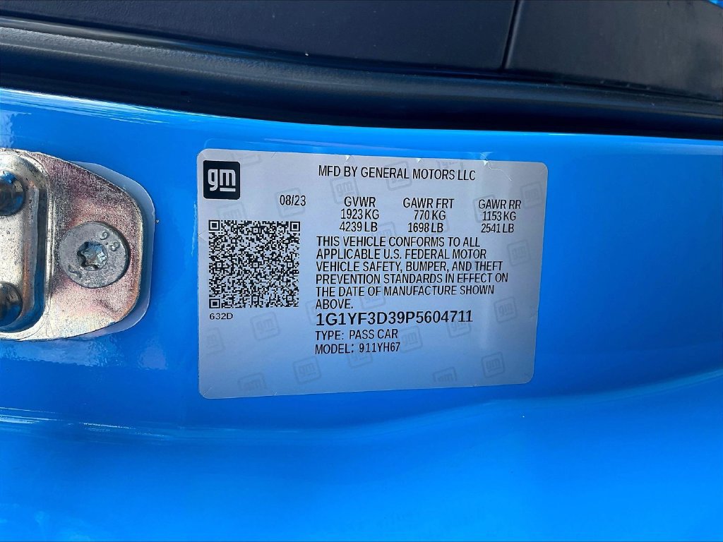Used 2023 Chevrolet Corvette Z06 w/ Z07 Performance Package RWD image 16